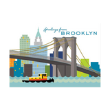 Brooklyn Skyline Postcard