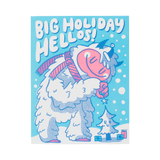 Holiday Hello Yeti Greeting Card