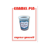 New York City Coffee Cup Pin